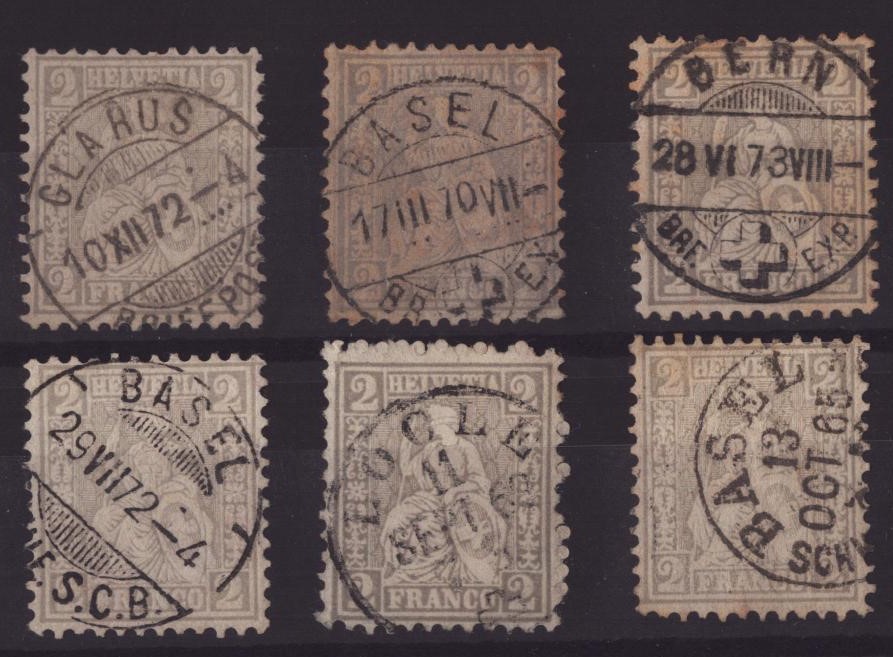 Lot de 6 Nr 28