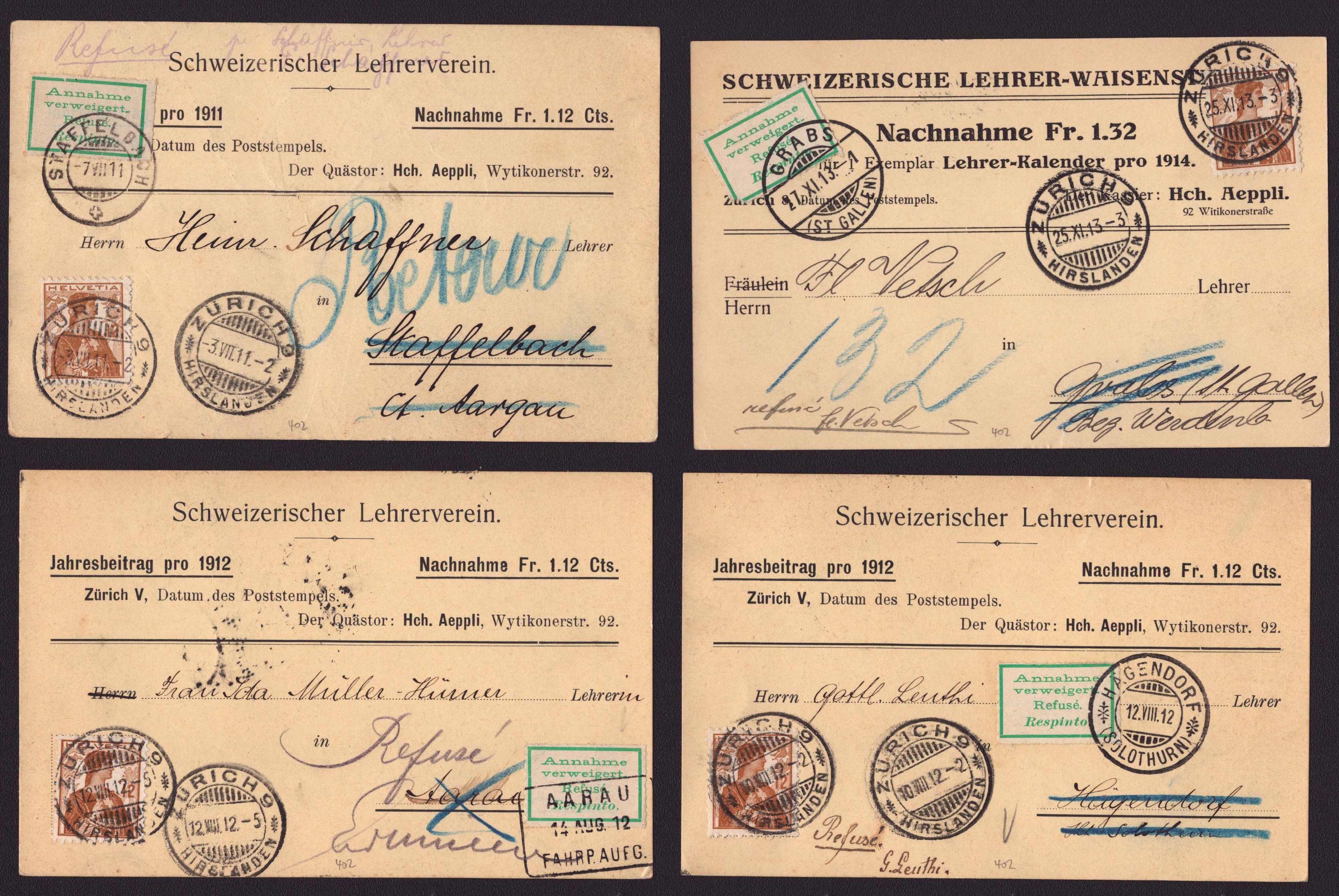 Nr 121 sur carte (4x)