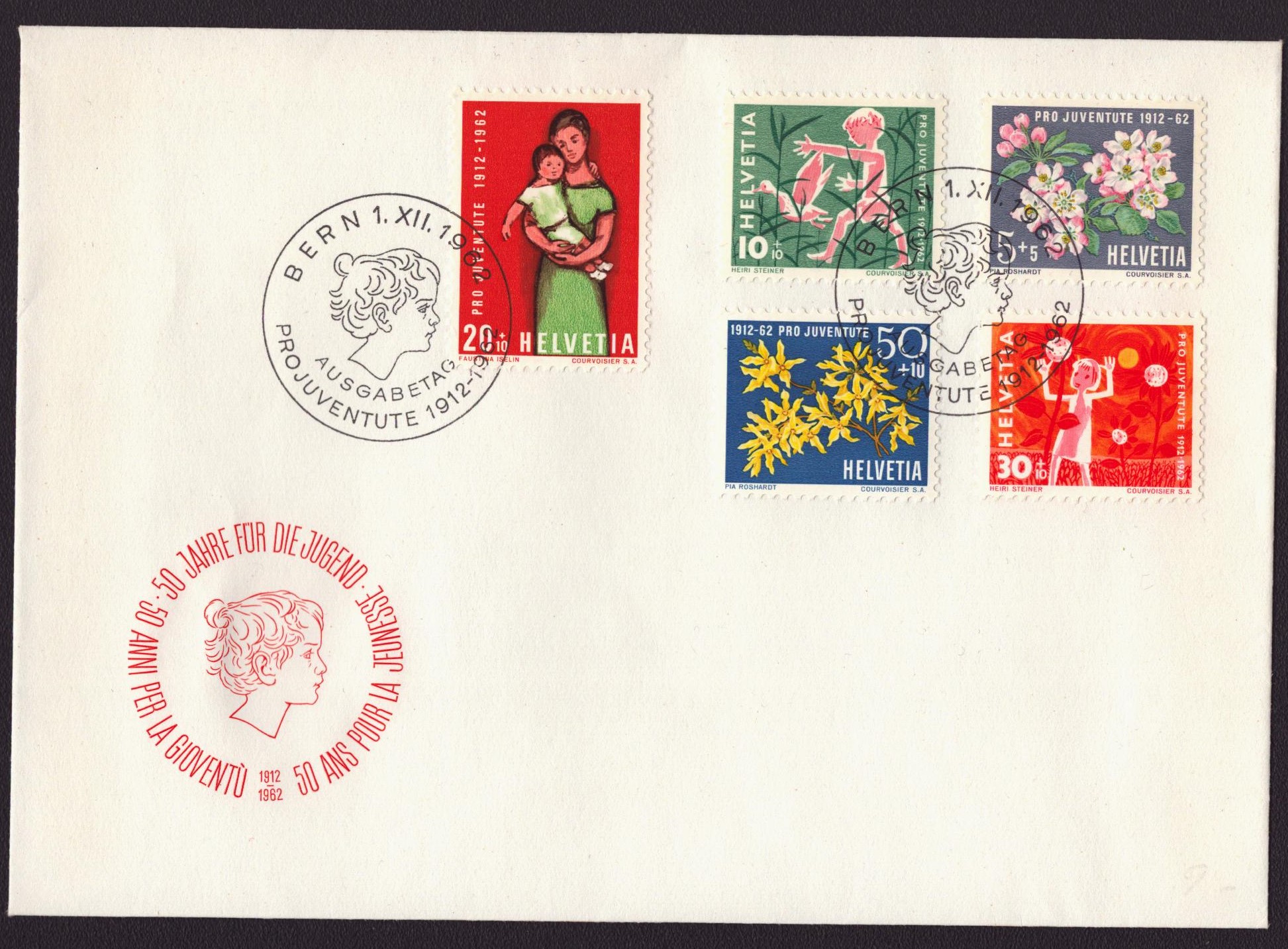 FDC Pro Juventute 1962