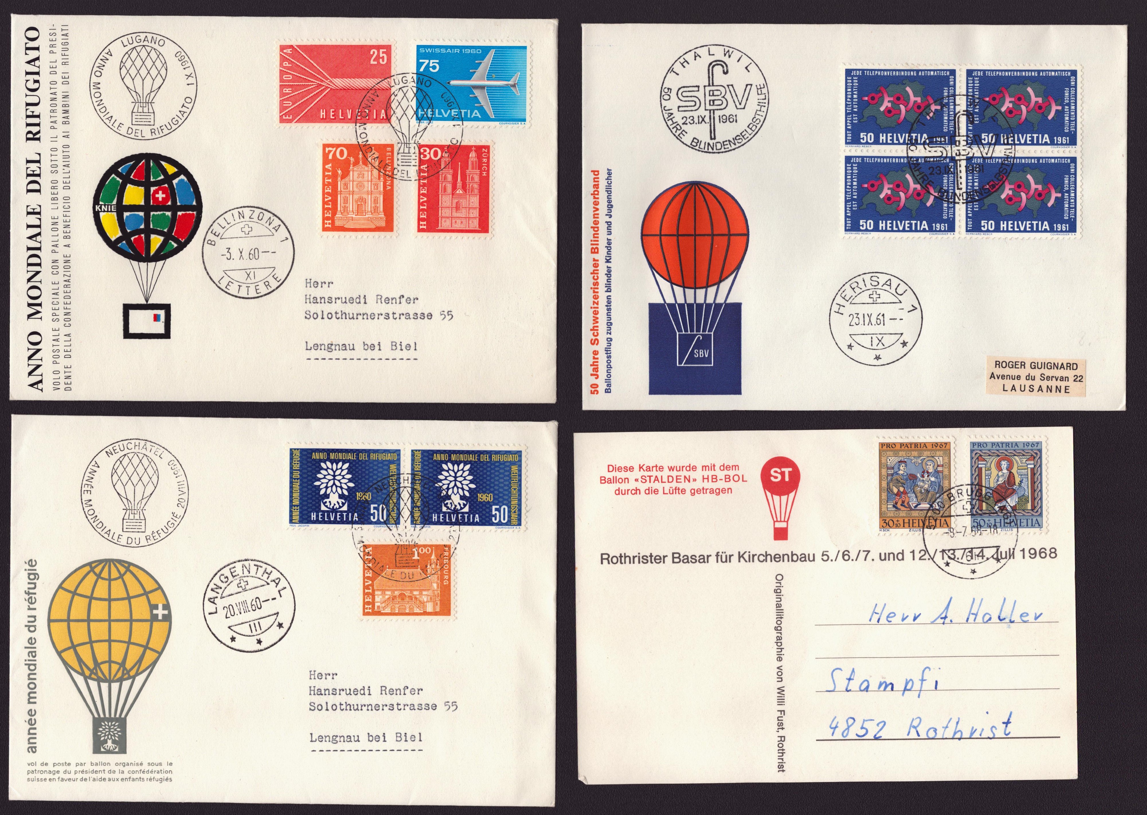 Lot de 4 documents