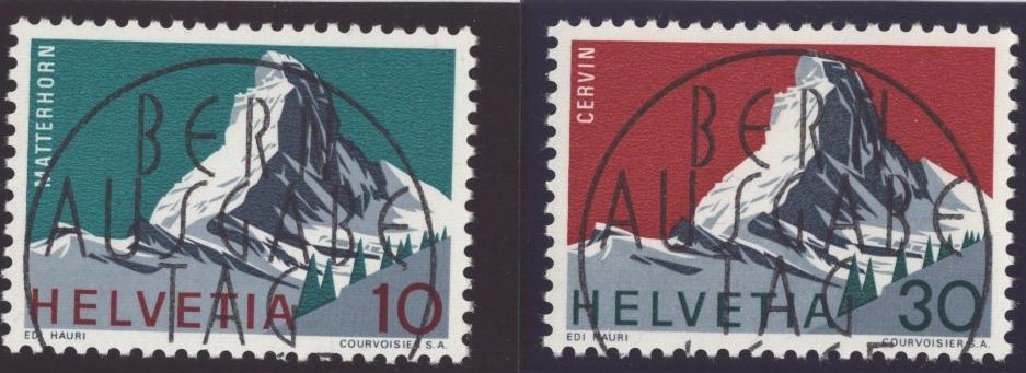 Nr 433 + 434 oblit. ET-Centrale
