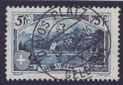Nr 178 oblitération centrale DAVOS PLATZ
