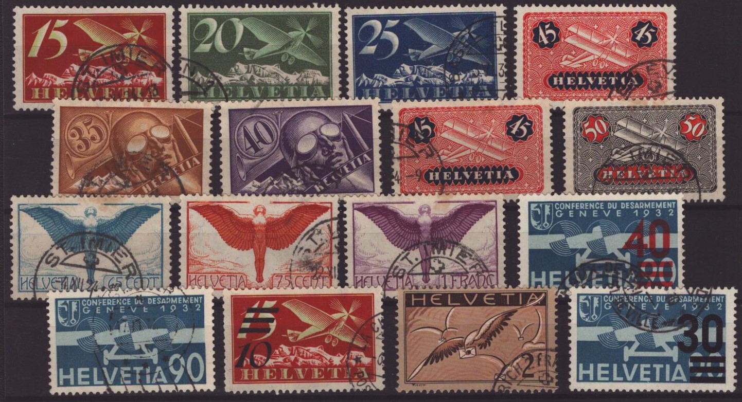 Lot de timbre isolés poste aérienne (SBK 895.-)