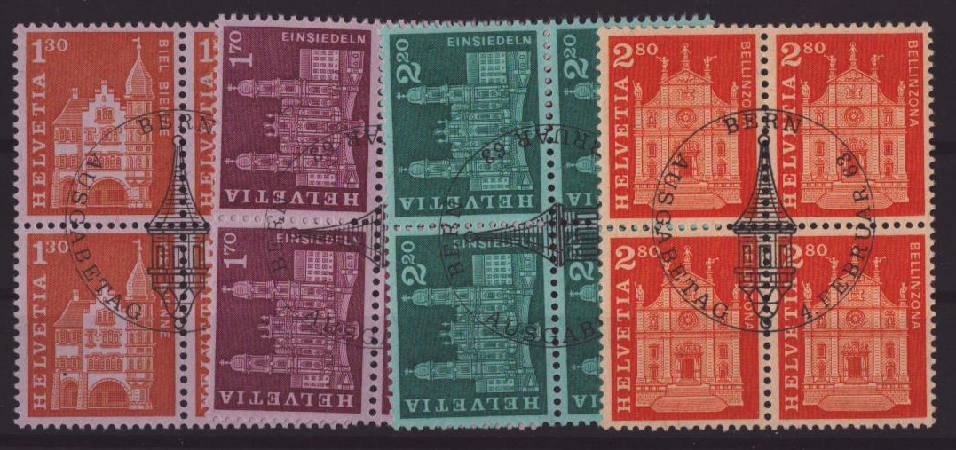 Série 1963 Nr 391-394 Oblit. premier jour