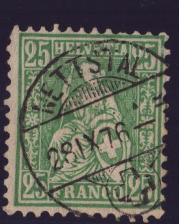 Nr 40 Helvétie assise NETTSTAL