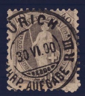 Nr 69D oblit ZURICH 30.VI.00