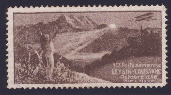 Vignette 1926 Leysin-Lausanne