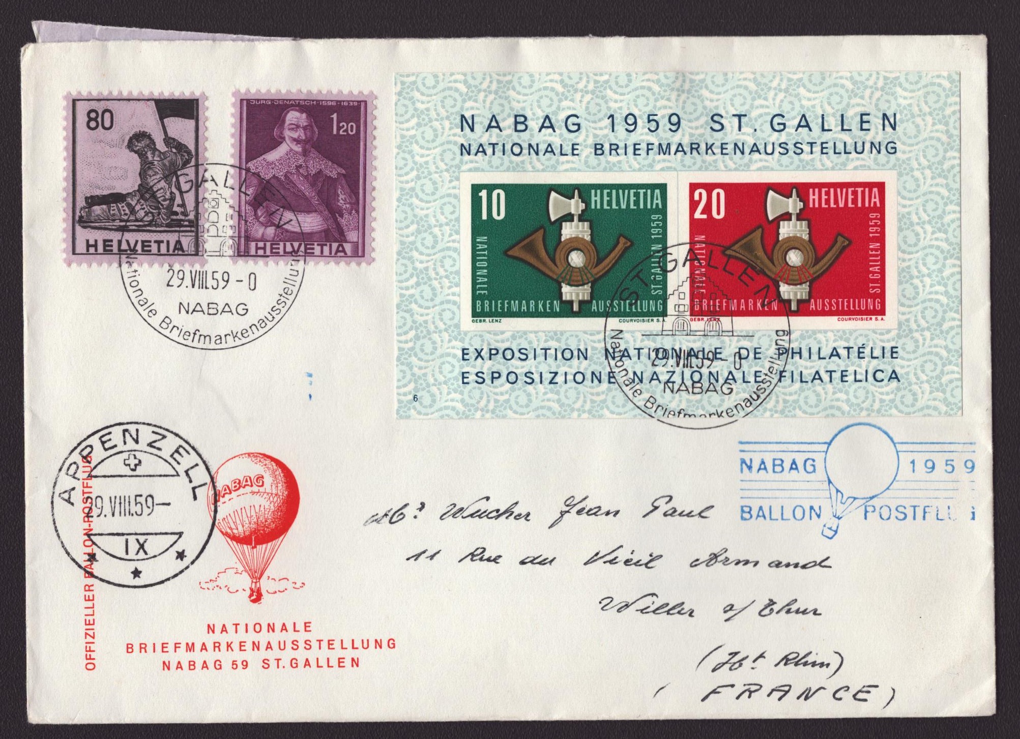 NABAG 1959 - Vol en ballon