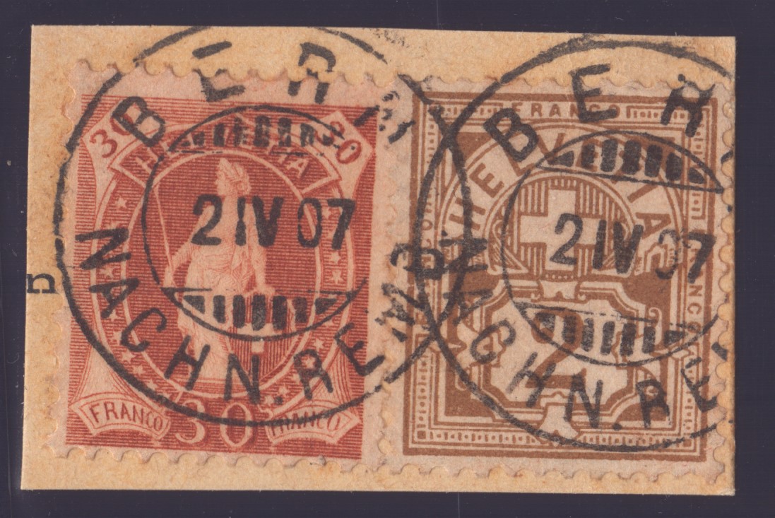 Nr 88A oblit. BERN fragm.