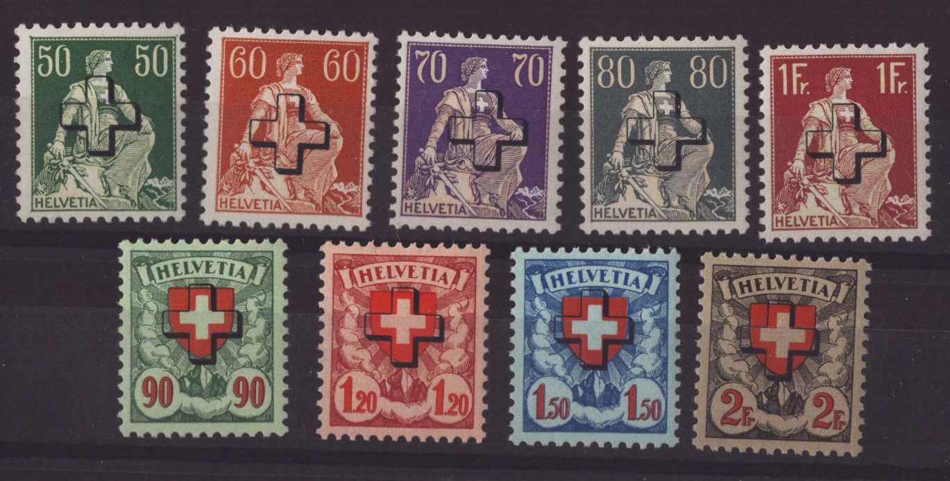 Nr 37 - 45 Croix, neuf ** (SBK 70.-)