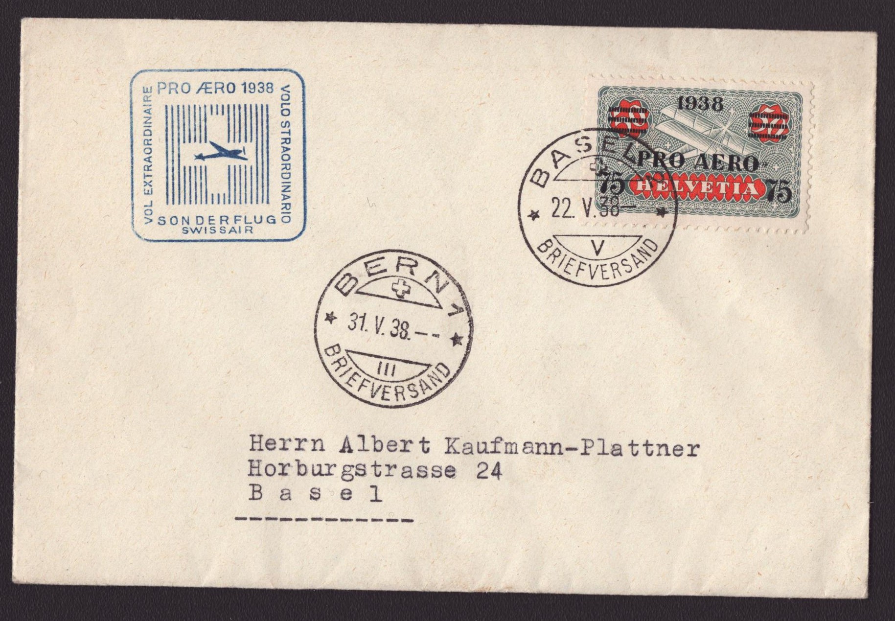1938 F26  sur mini-enveloppe
