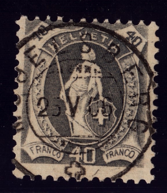 89B oblitération centrale
