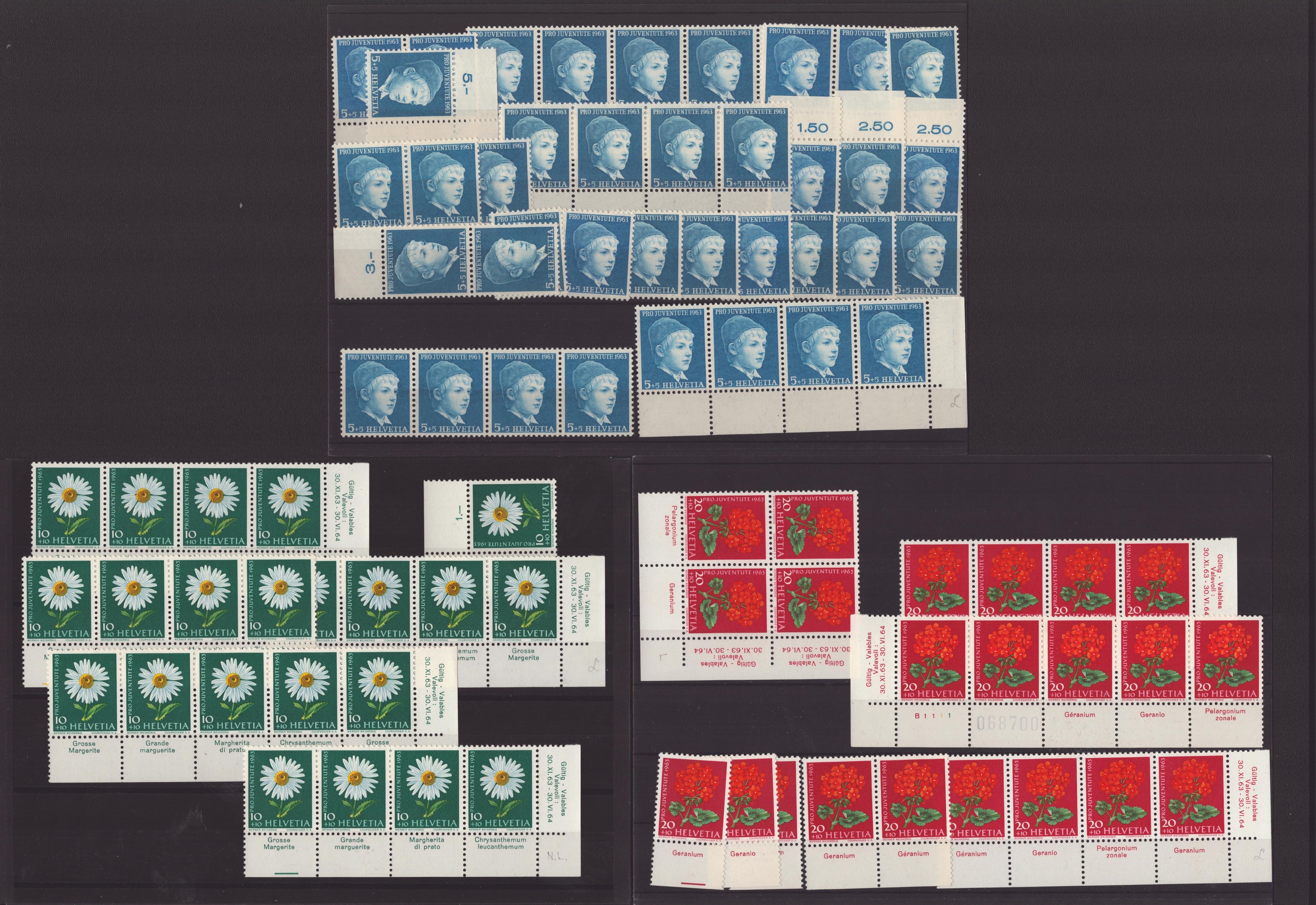 1963 Pro Juventute neuf ** avec TAB