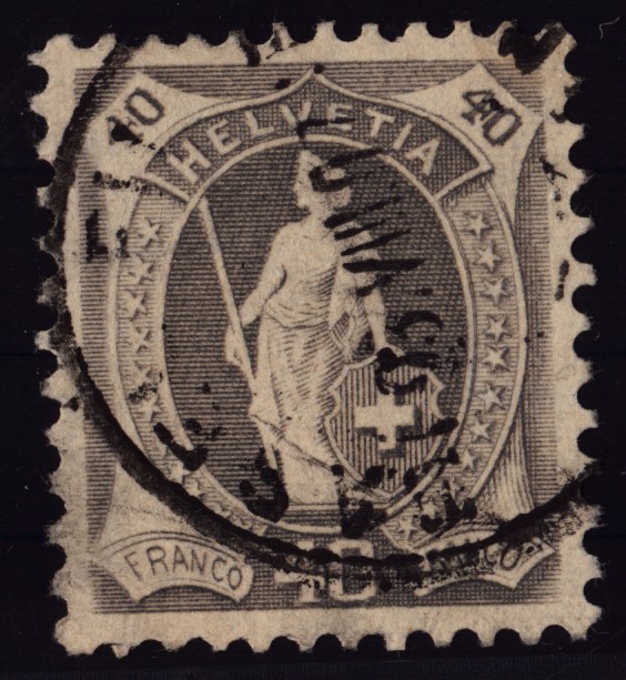 89A oblitéré (300.-)