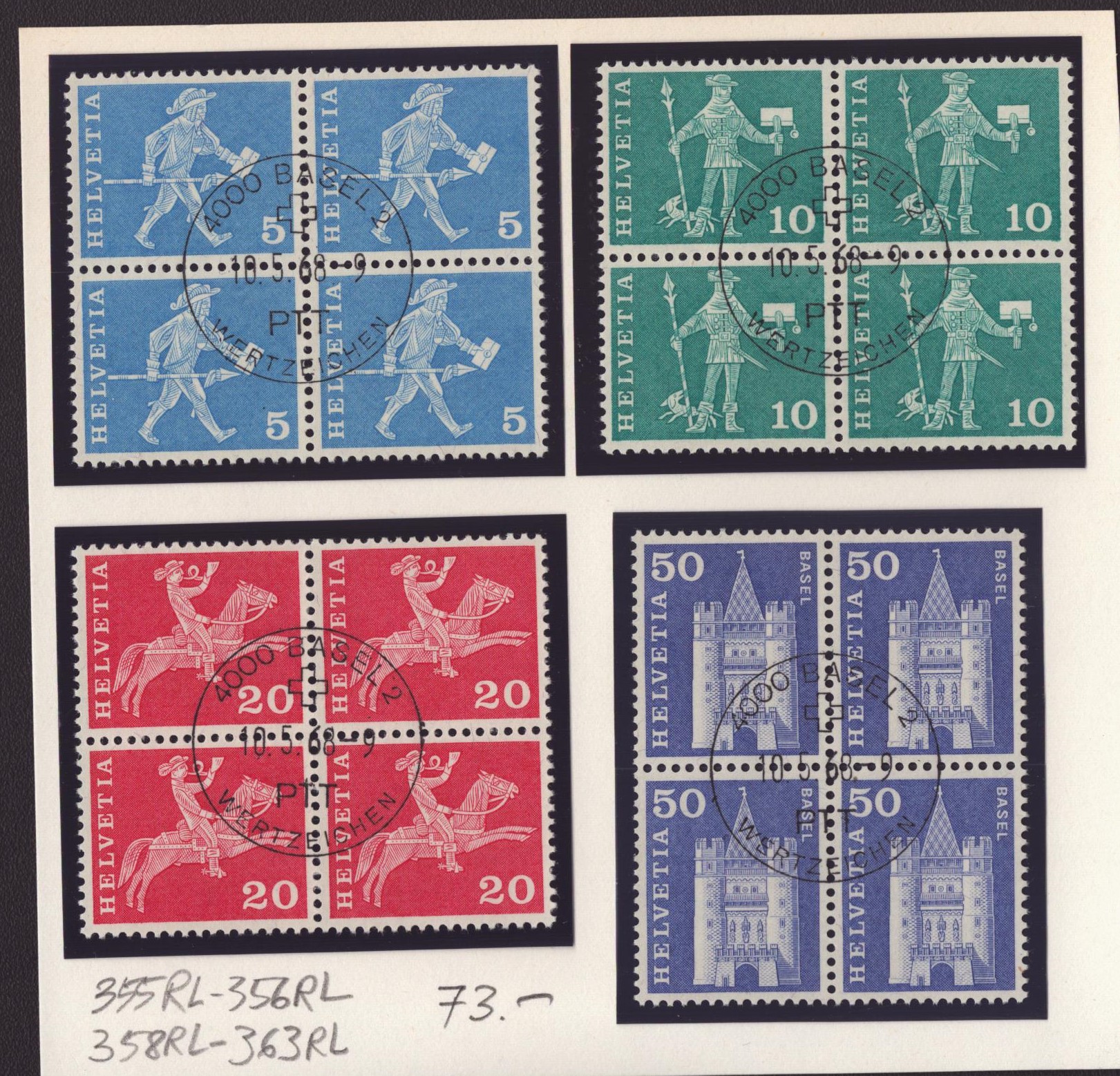 355RL, 356RL, 358RL, 363RL 