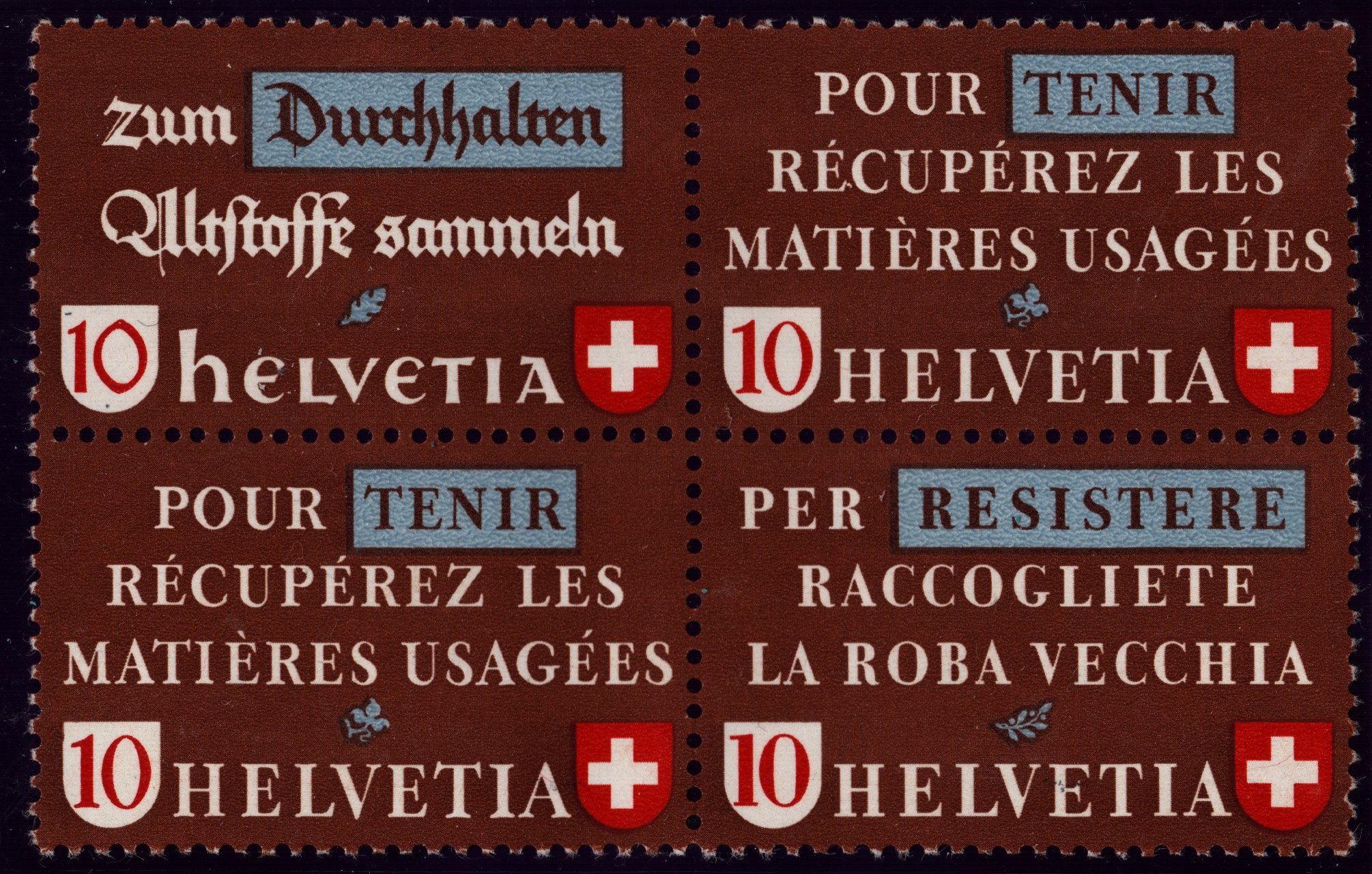 254 IV bloc de 4 neuf ** (120.-)