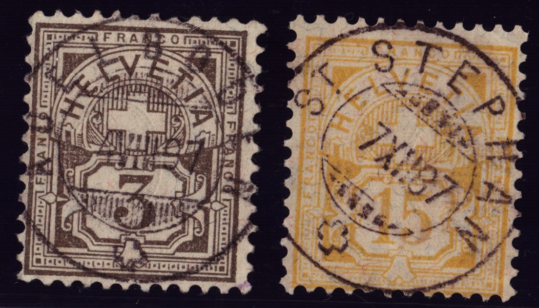 Nr 59A + 63A Oblitérations LUXE (140.-)