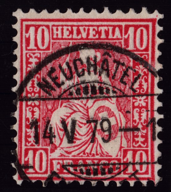 Nr 38 oblitération NEUCHATEL