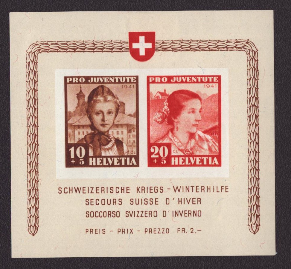 1941 Bloc neuf * (100.-)