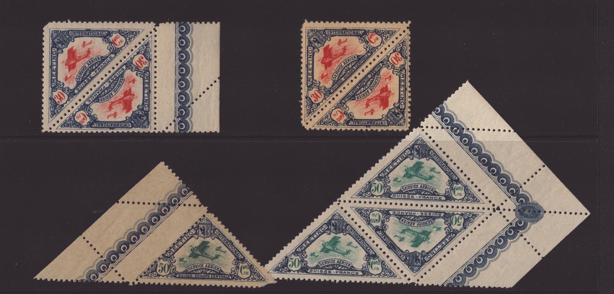 1925 lot de vignettes 