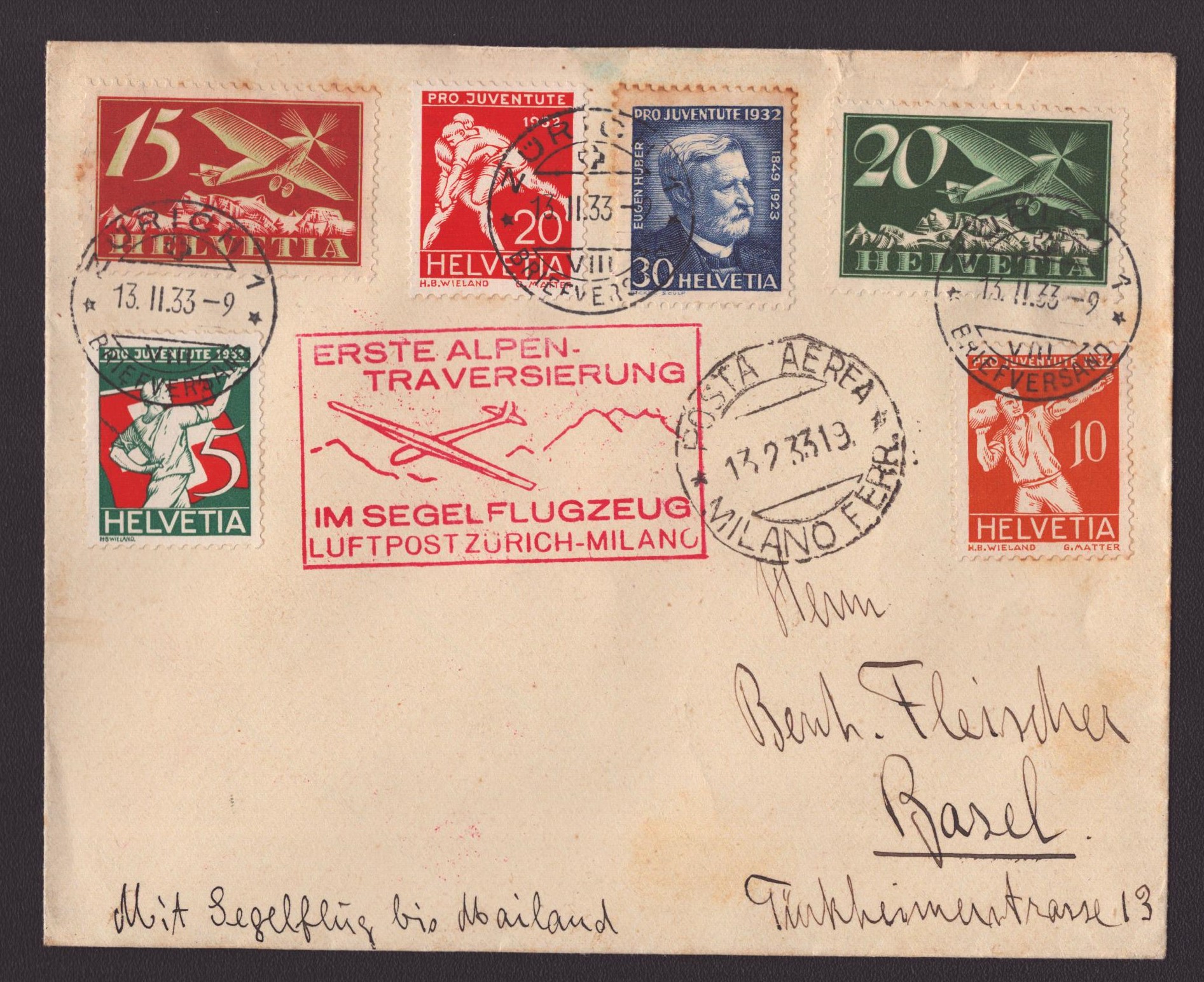 1933 Zurich - Milano 