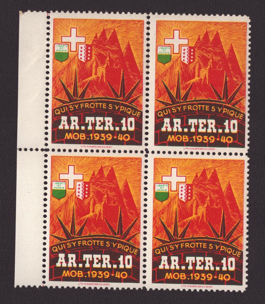 AR TER 10 bloc de 4 neuf