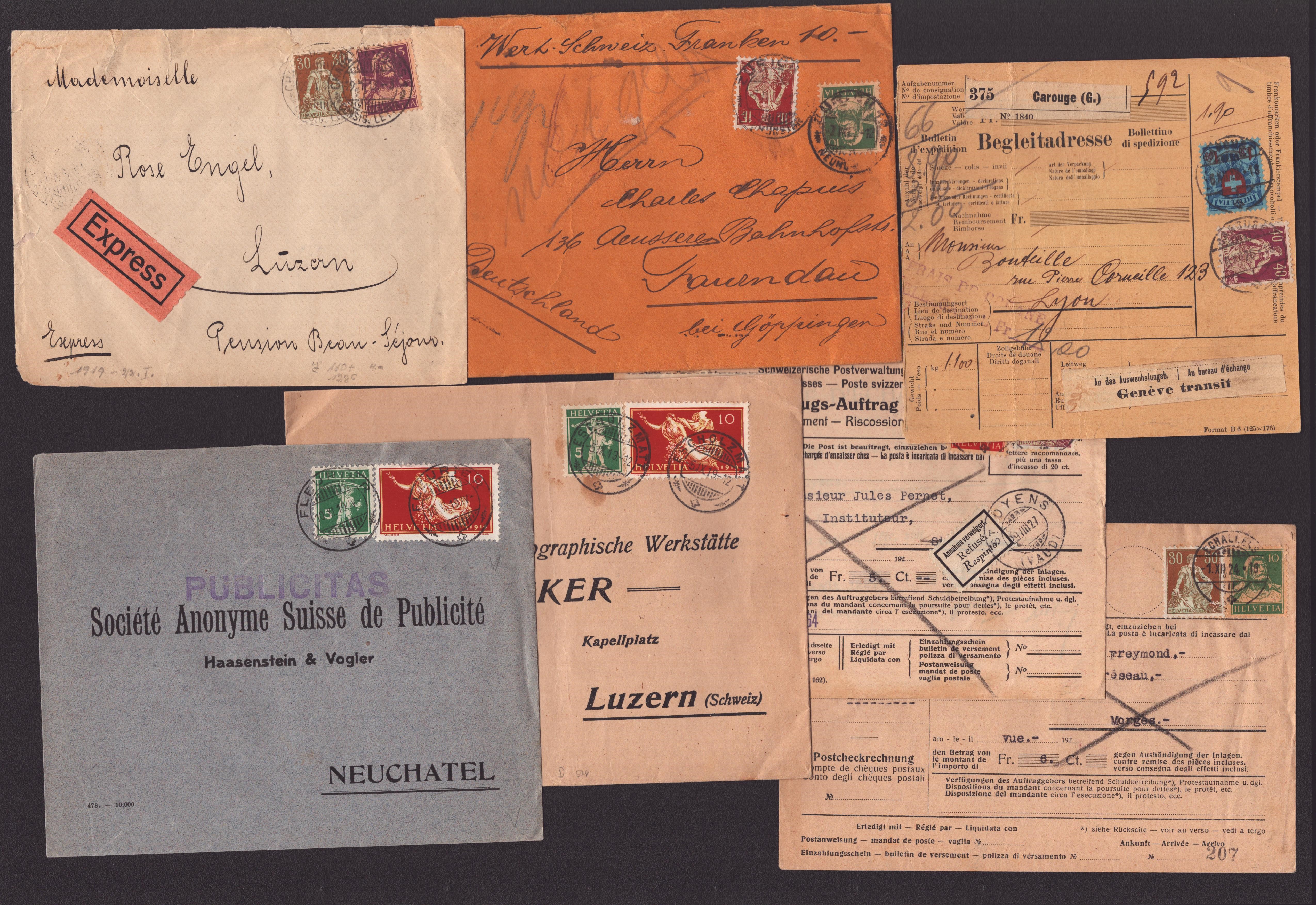 Lot d'affranchissements mixtes